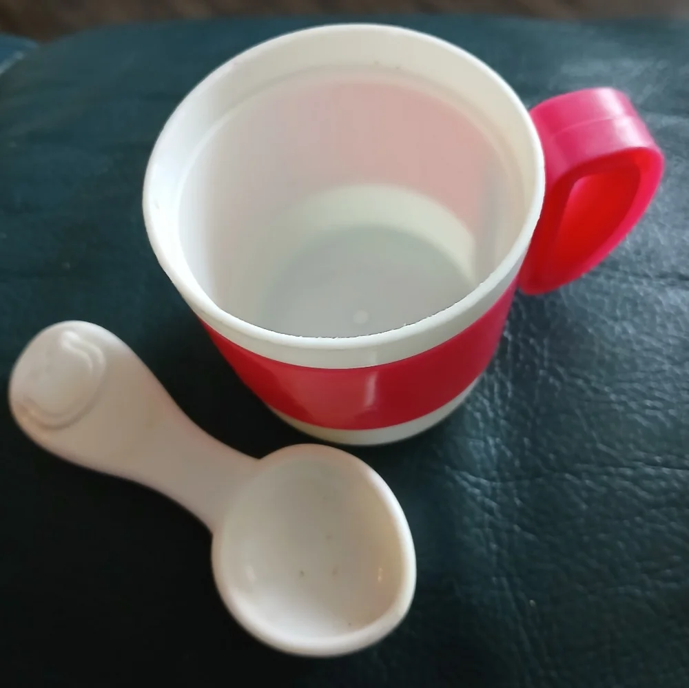 Vintage Mattel Doll Spoon and Cup Set